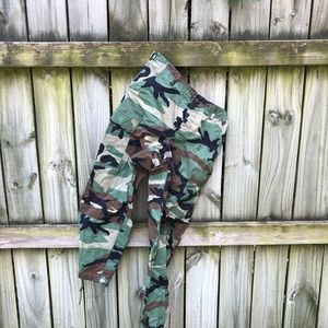 Camo cargo pants